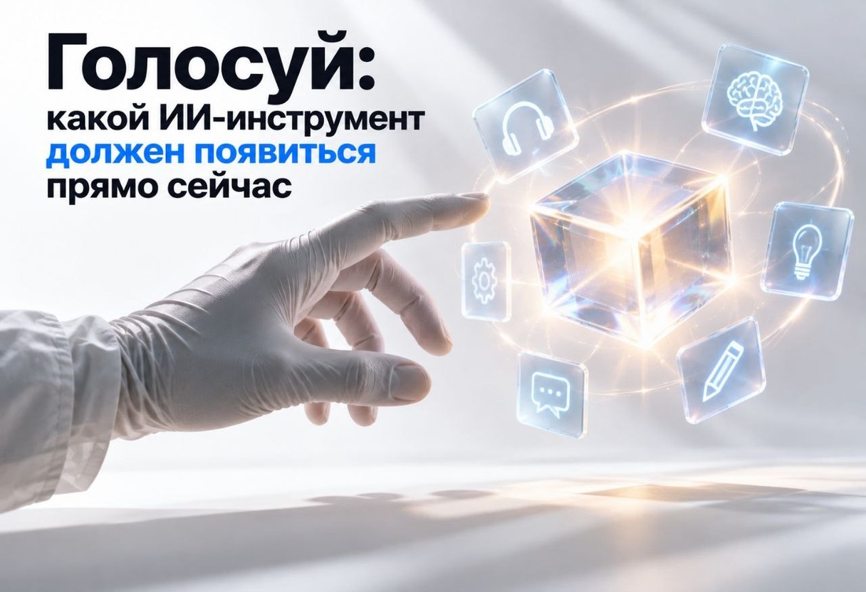 Голосуй: какой ИИ-инструмент должен появиться прямо сейчас