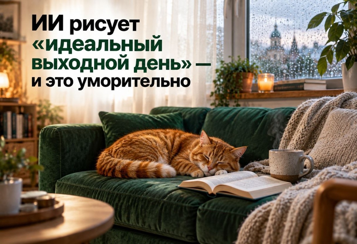 ИИ рисует «идеальный выходной день» — и это уморительно