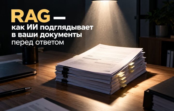 RAG — как ИИ подглядывает в ваши документы перед ответом