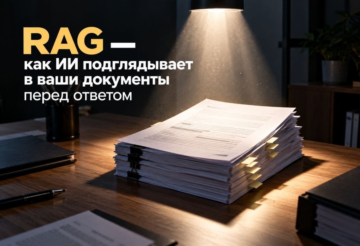 RAG — как ИИ подглядывает в ваши документы перед ответом