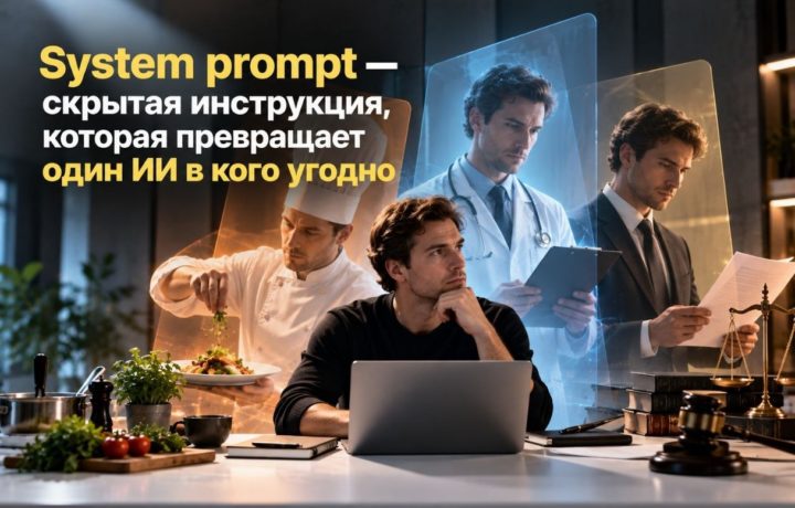 System prompt — скрытая инструкция, которая превращает один ИИ в кого угодно