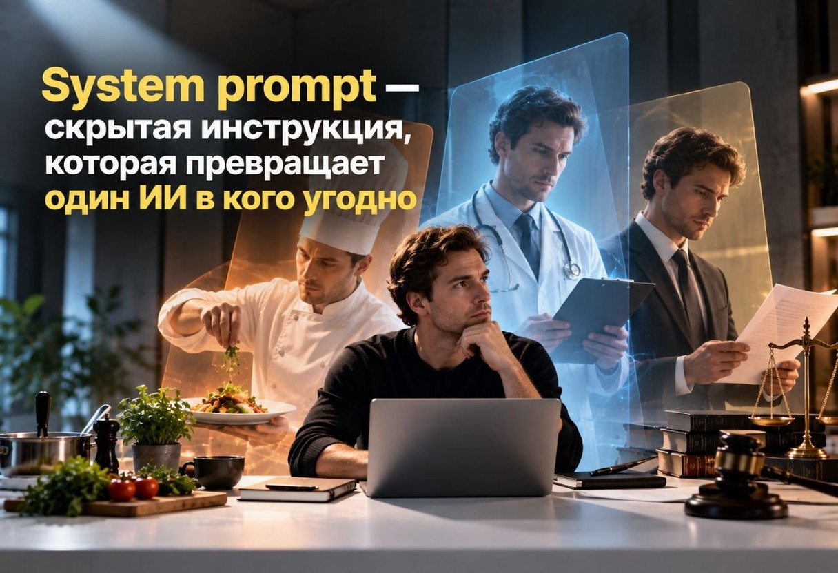 System prompt — скрытая инструкция, которая превращает один ИИ в кого угодно