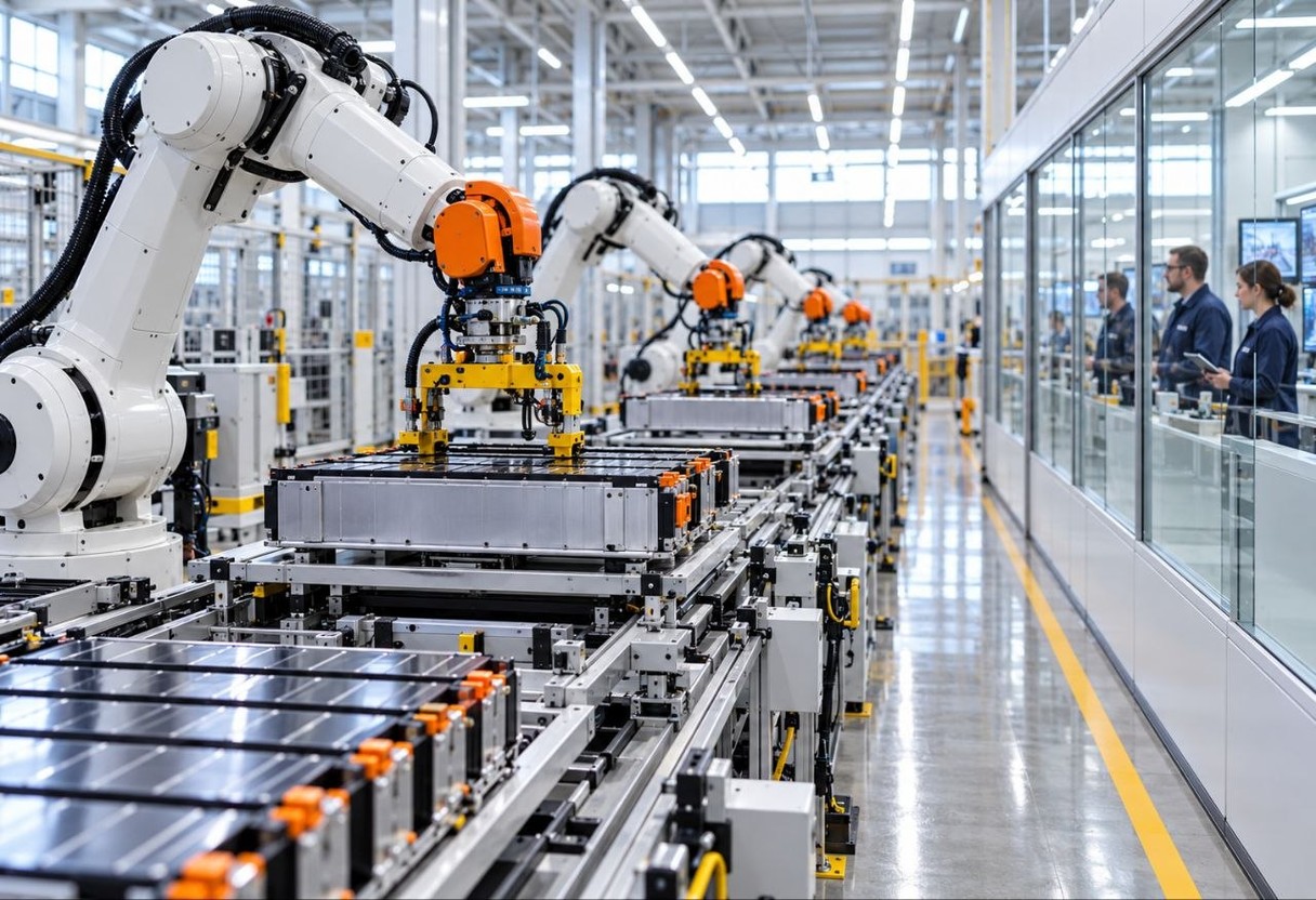 Роботы на 95% и 2,5 км линий: как устроена новая гигафабрика аккумуляторов под Москвой